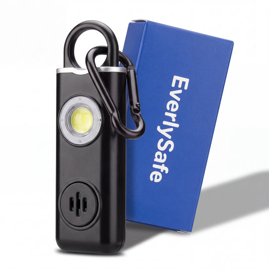 Alarma personal con sirena y luz